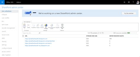 outlook email admin|sharepoint admin portal.